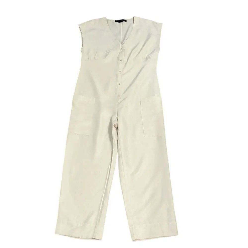 Sanctuary Beige Ankle Length Jumpsuit(Size Small)